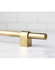 Solid Brass Appliance Handle — 5/8" Rod
