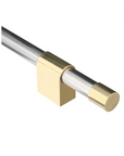 Stainless Steel Brass Appliance Handle | Modern Slide-On Finial