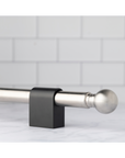 Stainless Steel Satin Black Appliance Handle | Traditional Ball Finial or Slide-On Finial