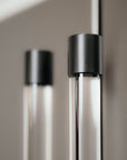 Acrylic Satin Black Hardware | Modern Slide-On Finial