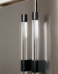 Acrylic Satin Black Hardware | Modern Slide-On Finial