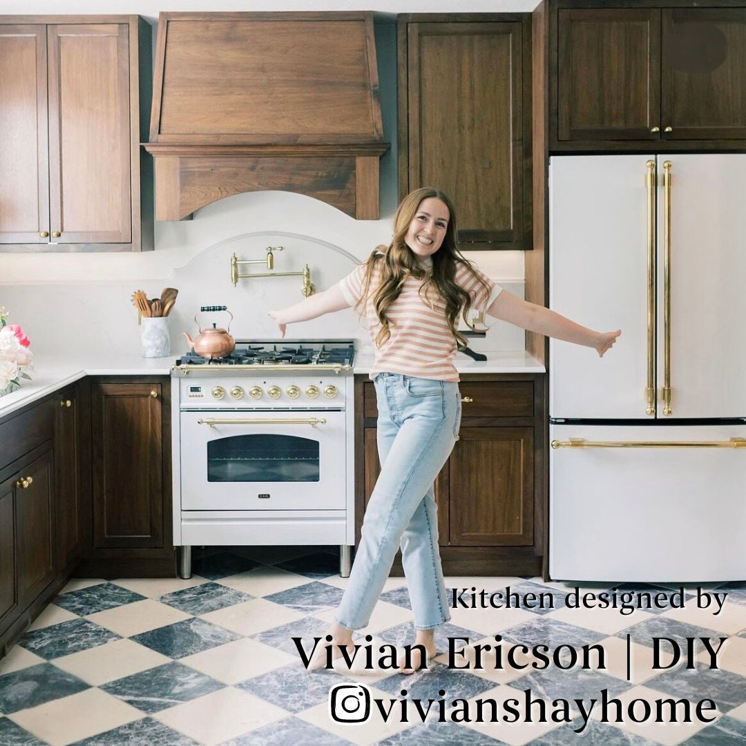 Brass Appliance Handle | Traditional Ball Finial