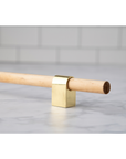 Wooden Brass Handle | Solid Rod