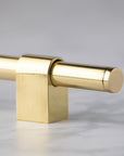 Brass Cabinetry Handle "Mini Series" | Classic Flush Finial